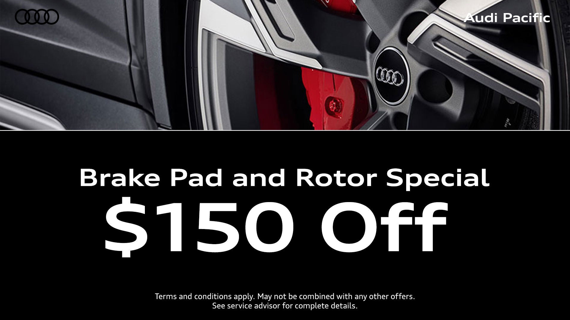 Brake Pad and Rotor Special