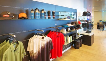 Audi rings on the back of an Audi vehicle.