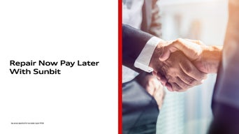 Repair Now Pay Later With Sunbit