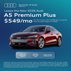 Lease the New 2026 Audi A5 Premium Plus $549/mo