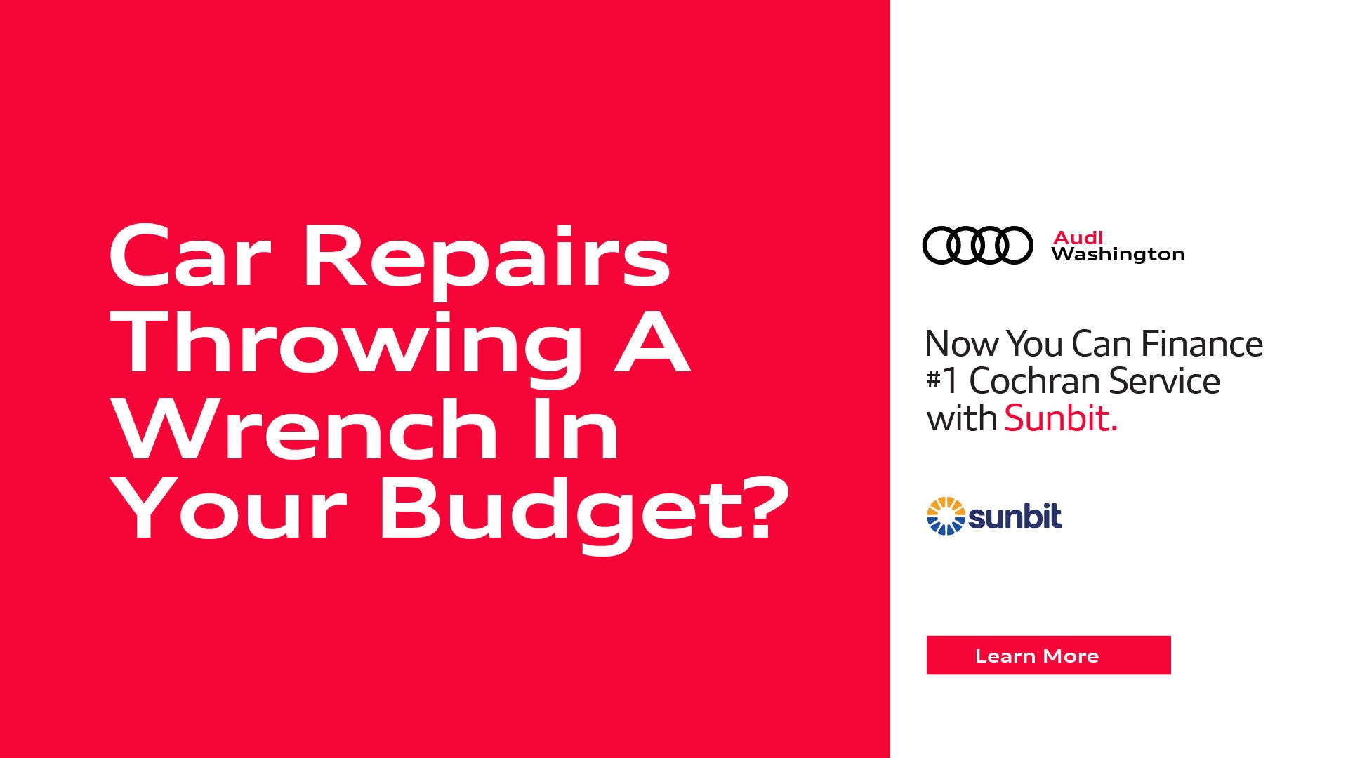 Audi Washington Sunbit service