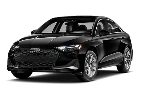 Audi A3 premium plus trim, black car.