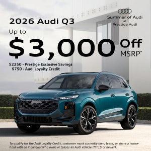 2026 Audi Q3 - Up to $3000 Off MSRP*