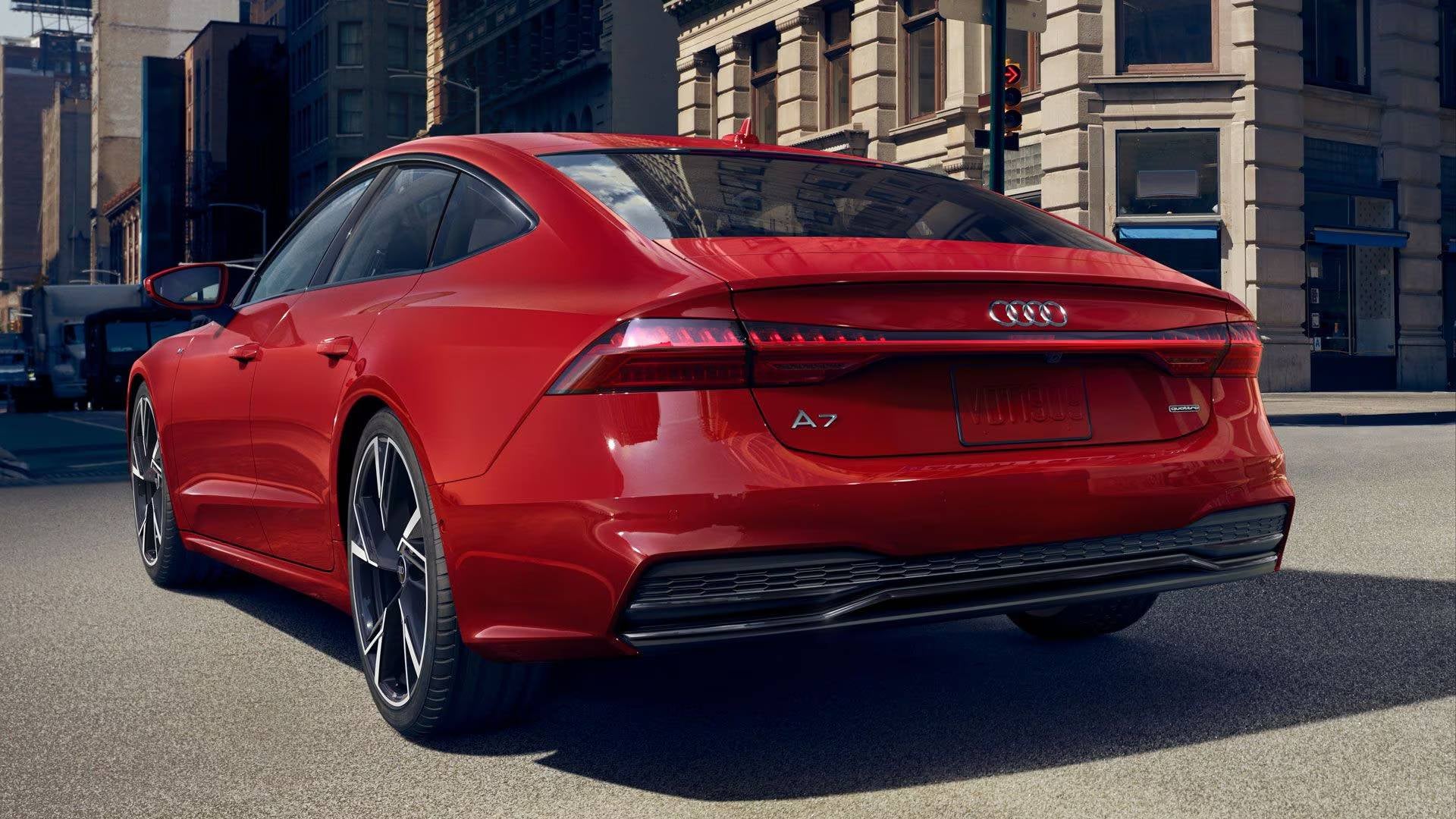 red 2025 audi a7
