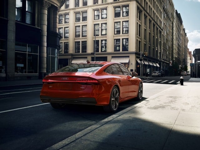 Rear View of 2025 Audi A7