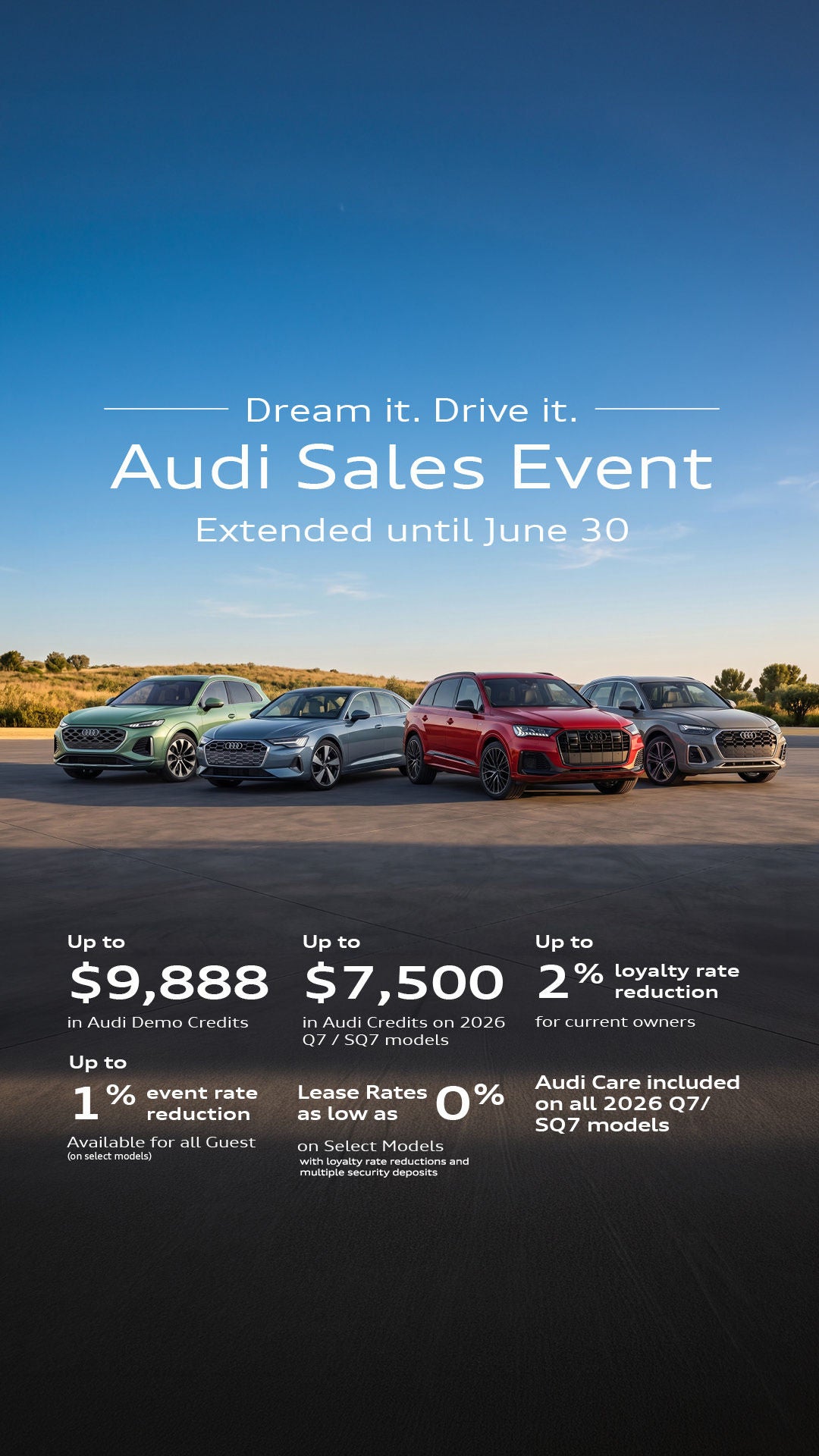 Audi Boundary located centrally to Burnaby, Coquitlam, and Vancouver