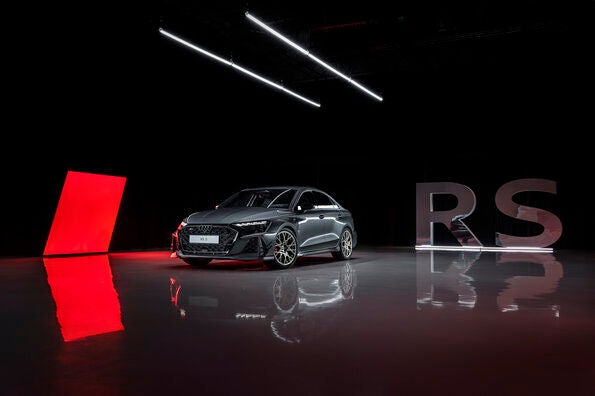 2027 Audi RS 3 parked in front shot