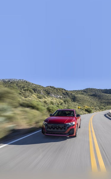2026 Audi SQ8 driving — 500-HP Audi Sport coupe-SUV at Audi Sewickley