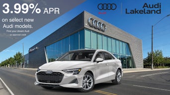 Audi Lakeland 3.99% APR offer on selected new inventory