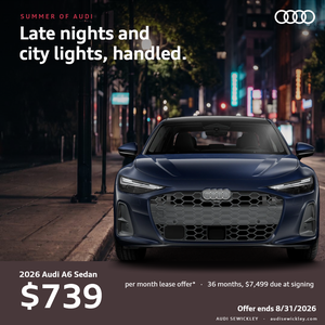 2026 Audi A6 Sedan lease special