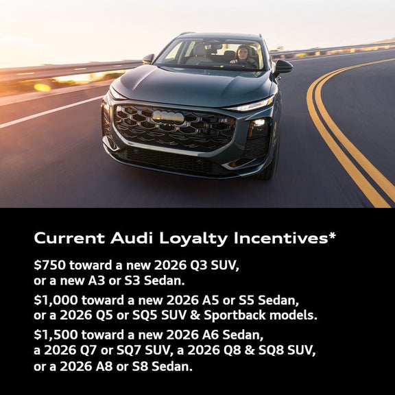 Current Audi Loyalty Incentives*
