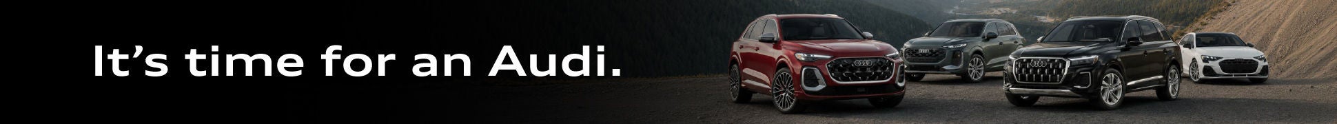 It’s time for an Audi at Audi Midtown Toronto