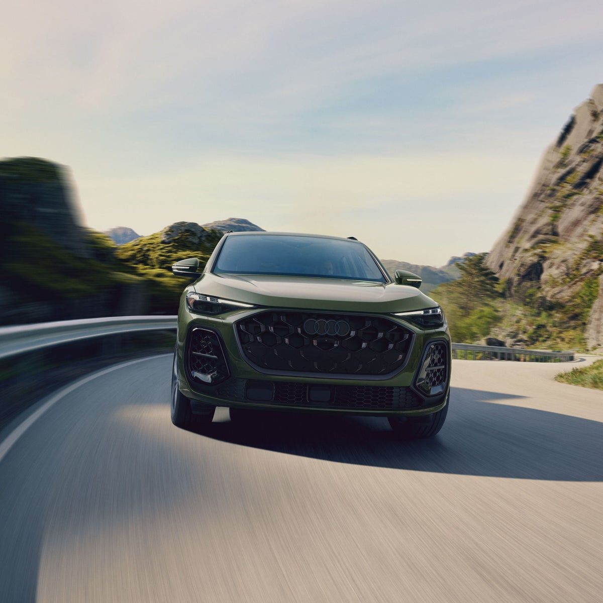 2026 Audi Q5 driving near New Rochelle