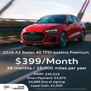 Front view of an Audi