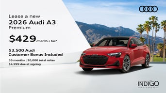Front profile 2026 Audi A3 Sedan 40 TFSI quattro Premium Parked