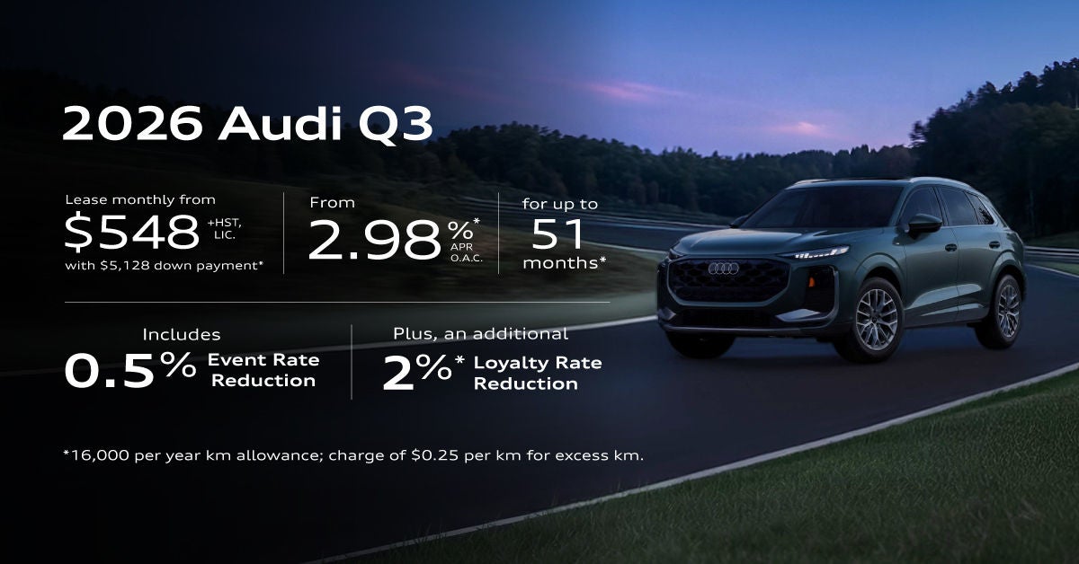 2026 Audi Q3 SUV Offer 