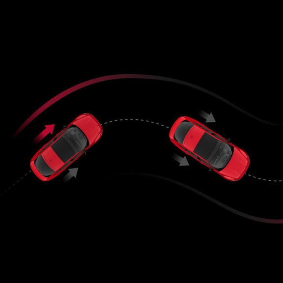 Démonstration du différentiel arrière sport sur l'Audi SQ8.