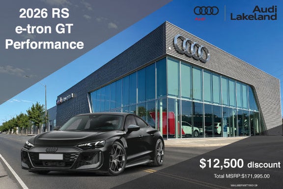 RS e-tron GT offer at Audi Lakeland