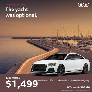 2026 Audi S8 lease special