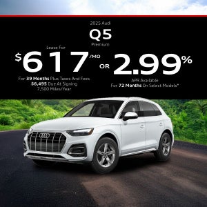 2025 Audi Q5 Premium Lease For $617/mo OR 2.99% APR