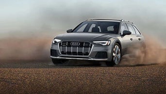 Audi vehicle accelerating