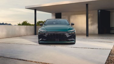 Front view of the Audi S6 Sportback e-tron.