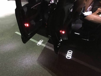 Audi Rings lights. 
