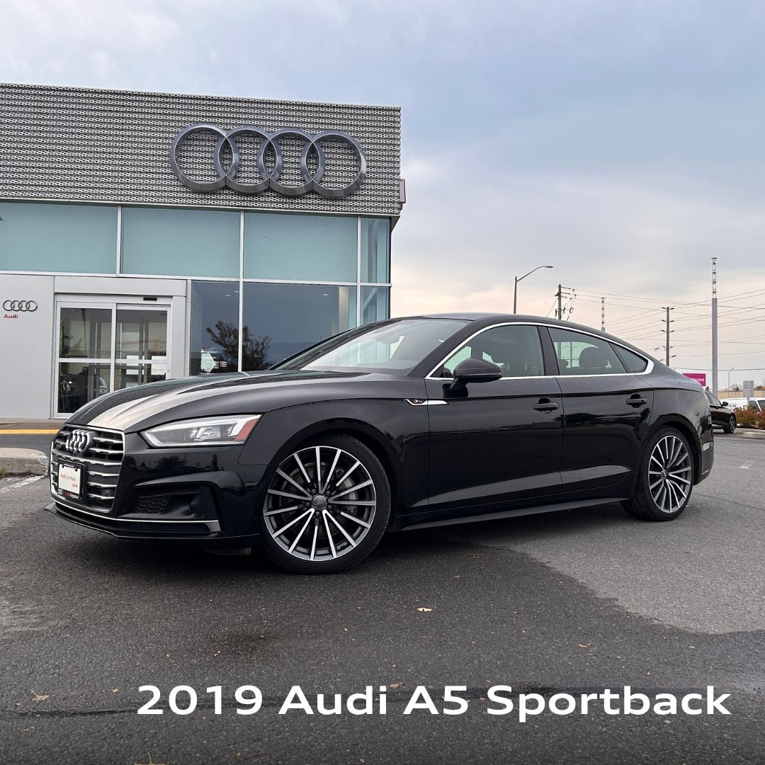Image of a Used 2019 Audi A5 Sportback in front of Audi Kingston