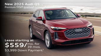 New 2025 Audi Q5 Premium TFSI® quattro® S tronic® Lease starting at $559/mo. for  39 mos. $3,999 Down Payment
