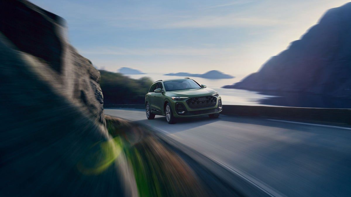 2026 Audi Q5 driving on a highway