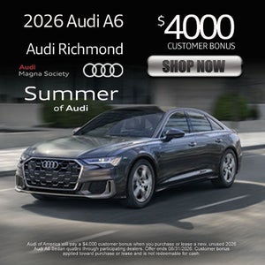 August Summer of Audi A6 offers