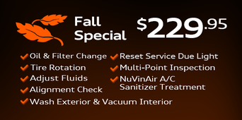 Audi Dominion Fall Specials