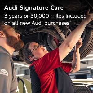 Audi Service Techs working