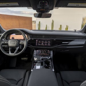 2026 Audi Q8 cockpit — schedule a test drive at Audi Sewickley near Pittsburgh
