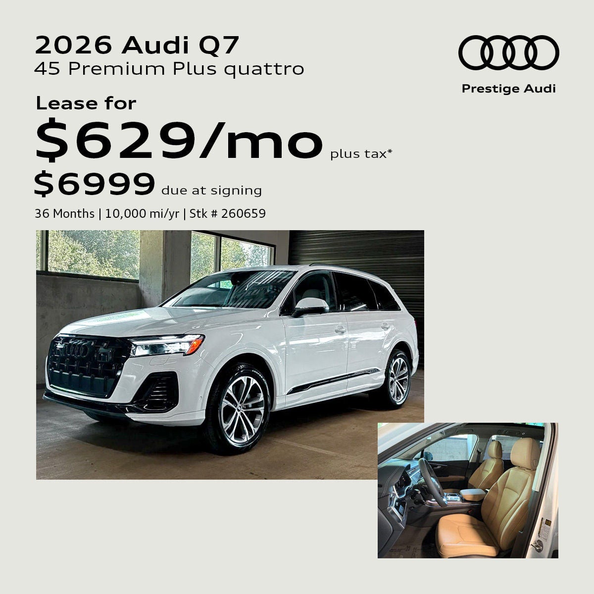 Audi Q7 Lease Offer