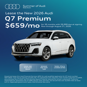 Lease the New 2026 Audi Q7 Premium $659/mo