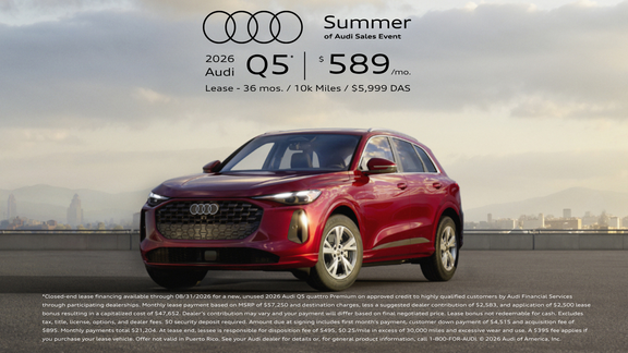 2026 Audi Q5 Lease Offer in Little Rock, Arkansas