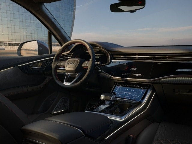 2025 Audi SQ7 interior with modern luxury cabin