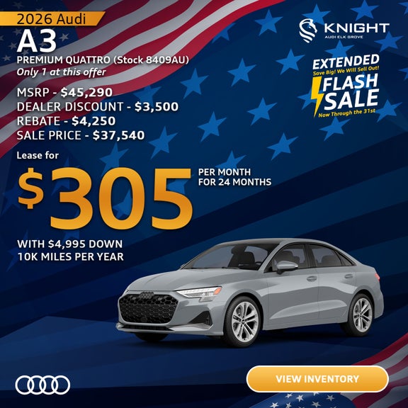 New 2026 Audi A3