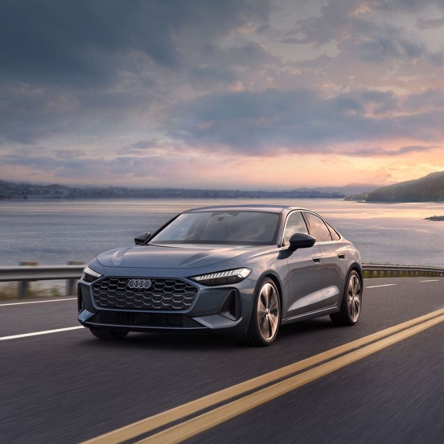 All-New Audi A5 on the highway