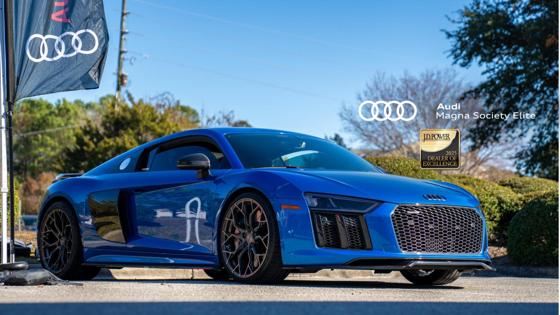 Audi R8 Blue Quattros & Coffee Wilmington