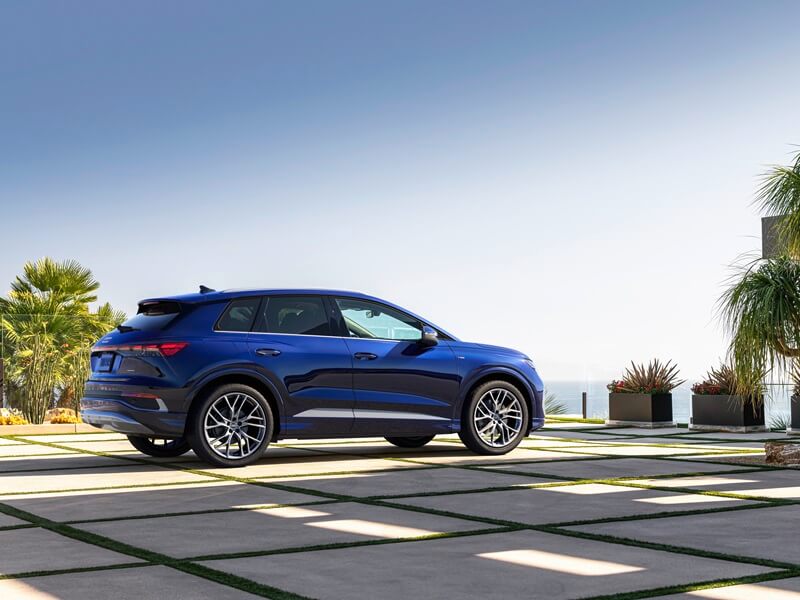 2025 Audi Q4 e-tron parked