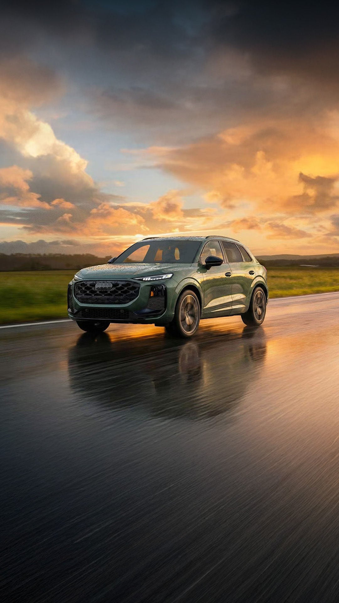 Audi 2026 All-new Audi Q3 driving.