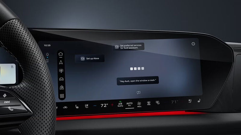 Audi assistant integrated in an Audi vehicle