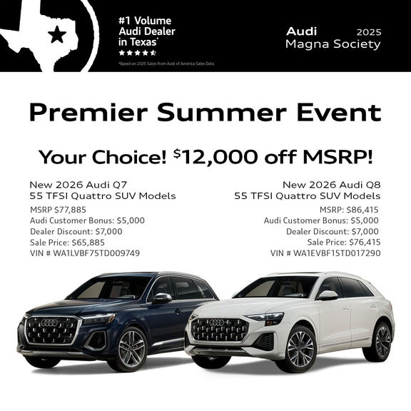 New 2026 Audi Q7 & Q8 SUVs