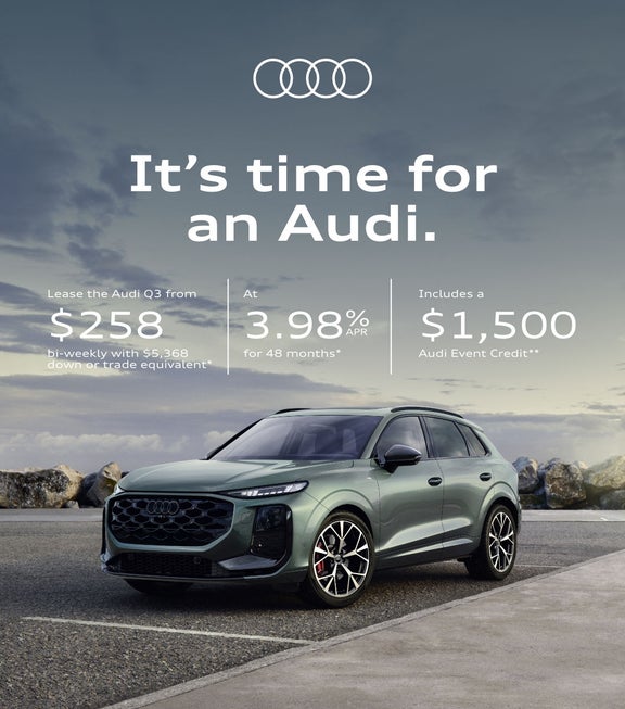 It's time for an Audi.