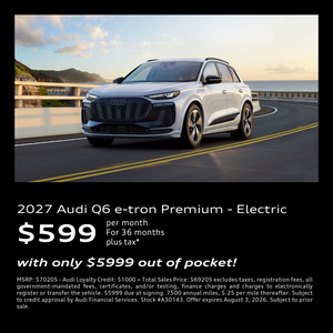 2027 AUDI Q6 Lease Offer