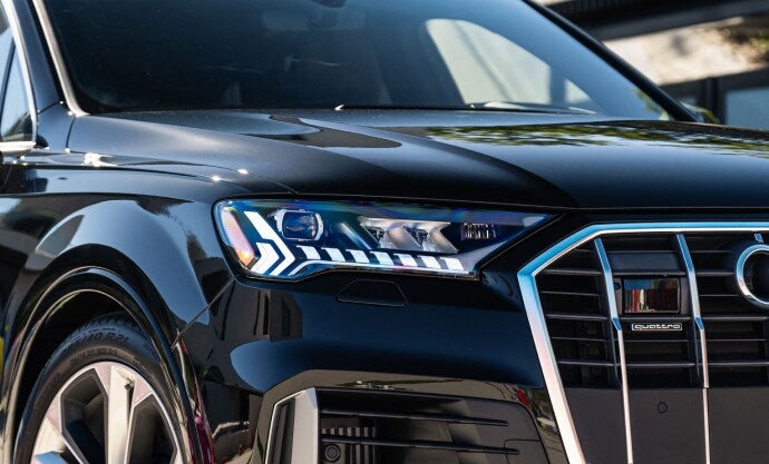 Matrix-design LED headlights