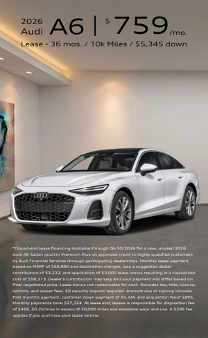 Audi A6 side view