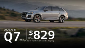 Audi Q7 driving